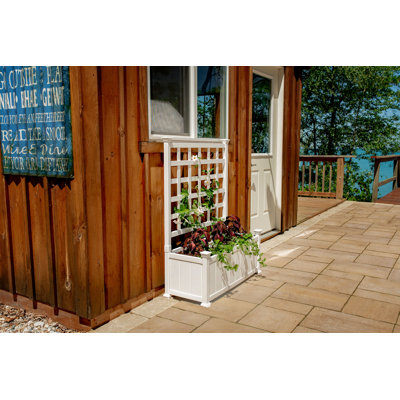 Huron Planter Box with Trellis