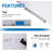 VIVOHOME Yes Vinyl Metal Whiteboard