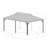 Alexander Dark Brown Double Roof Hardtop Gazebo with Curtain and Mosquito Netting-98229956