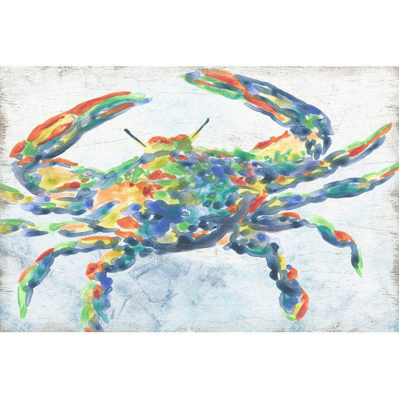 «Abdus Rainbow Crab II», reproduction sur toile, H 32 po x l 48 po
