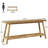 2-Tier Entryway Table,Sofa Table,Space-Saving Console Table-1836001425