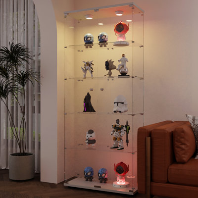 Tempered Glass Display Storage Cabinet,Liquor Cabinet,Storage Cabinet,File Cabinet,With Paipai Lights