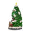 Arbre de Noël musical à piles avec train mobile Kurt Adler, 15,7 po