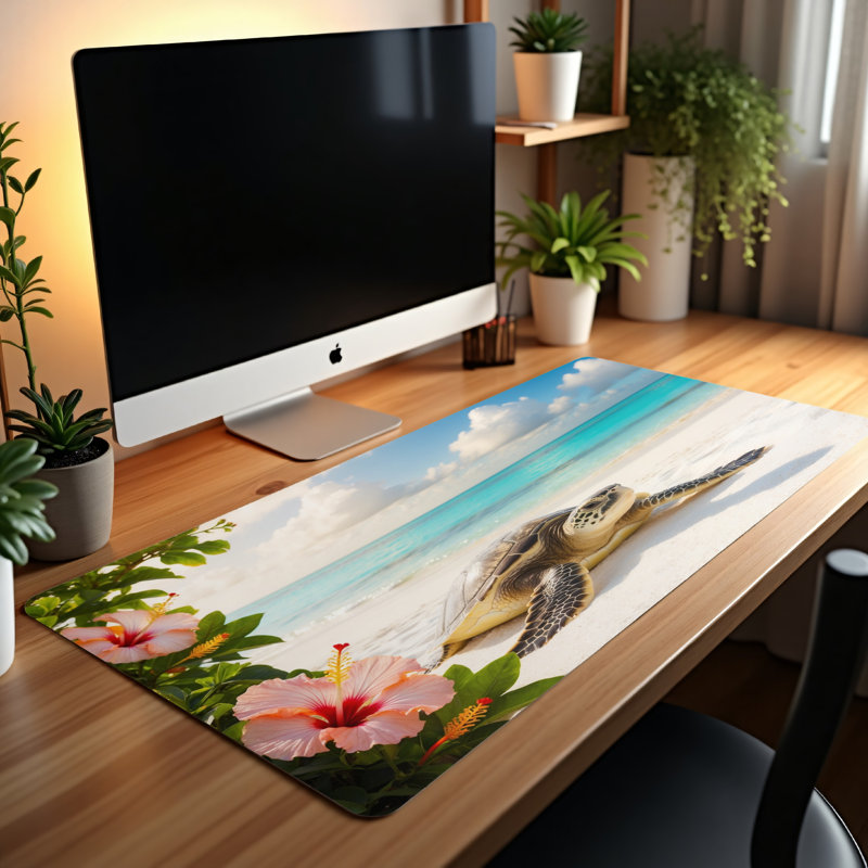 Polyester Desk Pad, 31.5x15.5