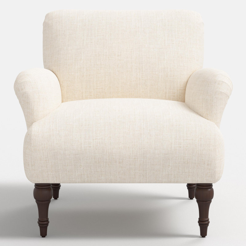 Fauteuil Heylen Elodie, Mélange de polyester ivoire
