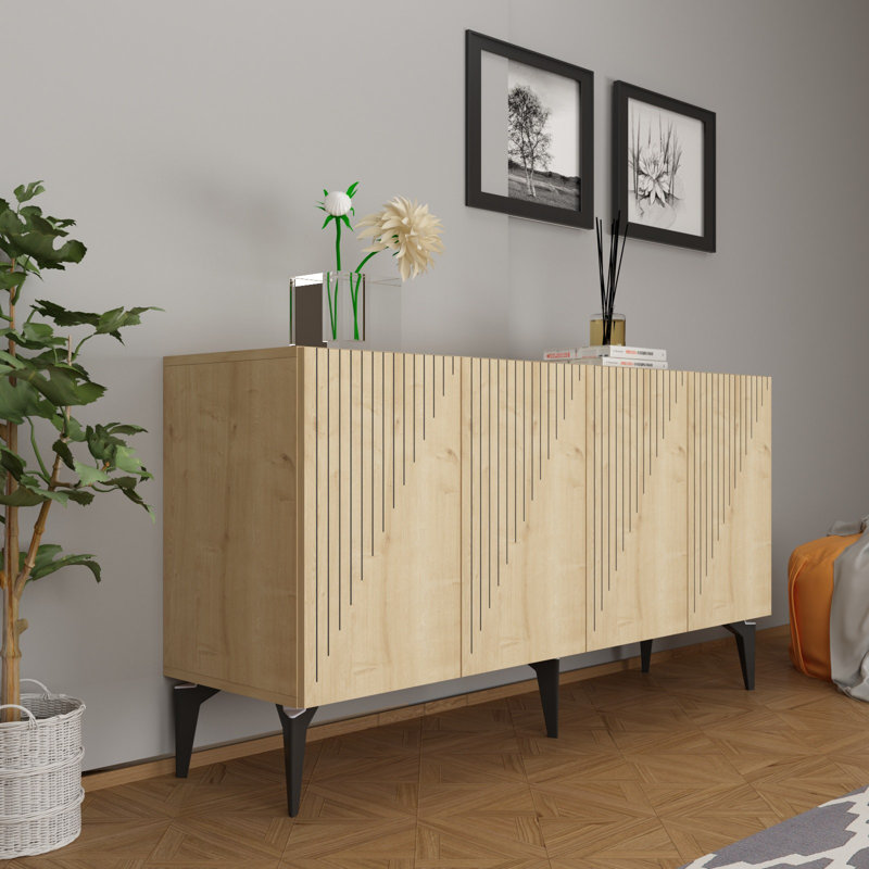 Olivia 79cm Console Table, Sapphire Oak