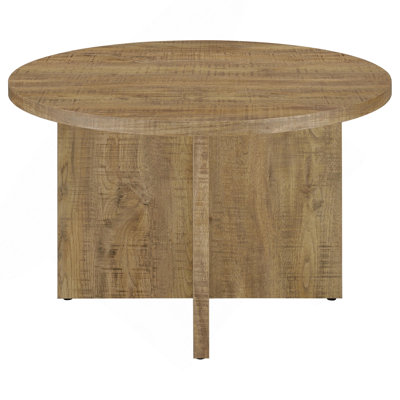 Larrabee Mango Brown Round Dining Table