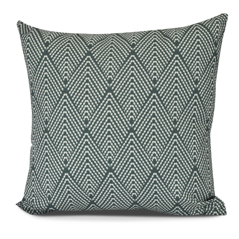 Housse et insert de coussin carré Goals, Gourds and Gatherings, H 18 po x l 18 po, Vert géométrique