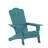 Ayleah Commercial Grade All-Weather Adirondack Chair with Swiveling Cupholder-1178522244