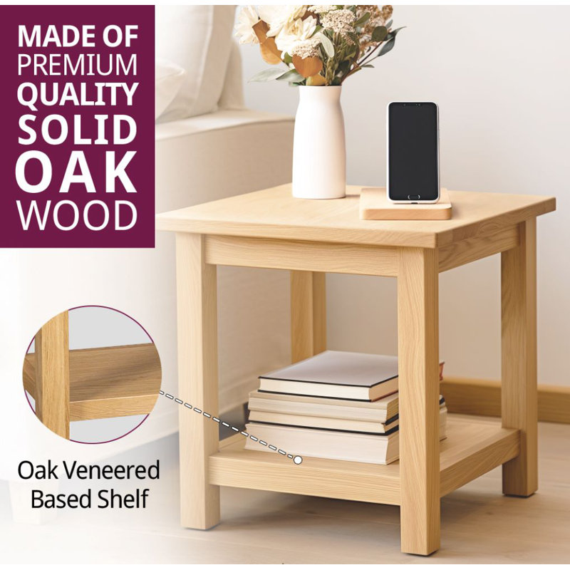 Frazier Solid Wood Side Table Set