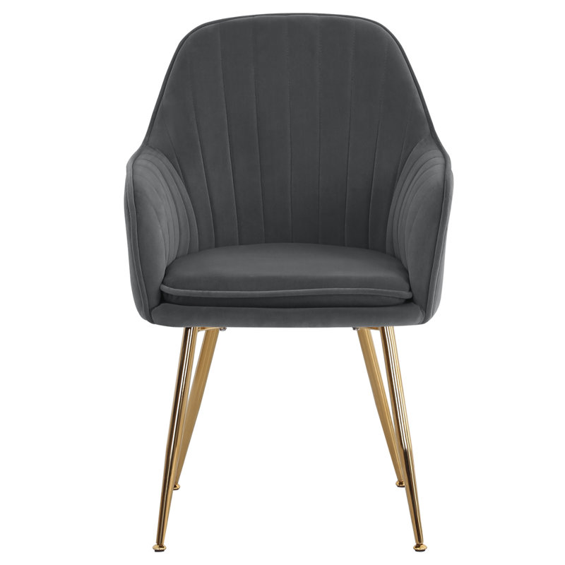 46cm H Wing Back Folding Stacking Armchair in Grey