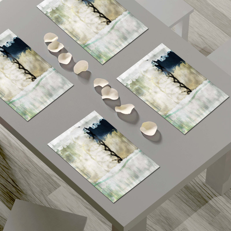 Napperon abstrait en polyester