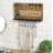 Wall Mounted Jewelry Organizer / 10 Hook