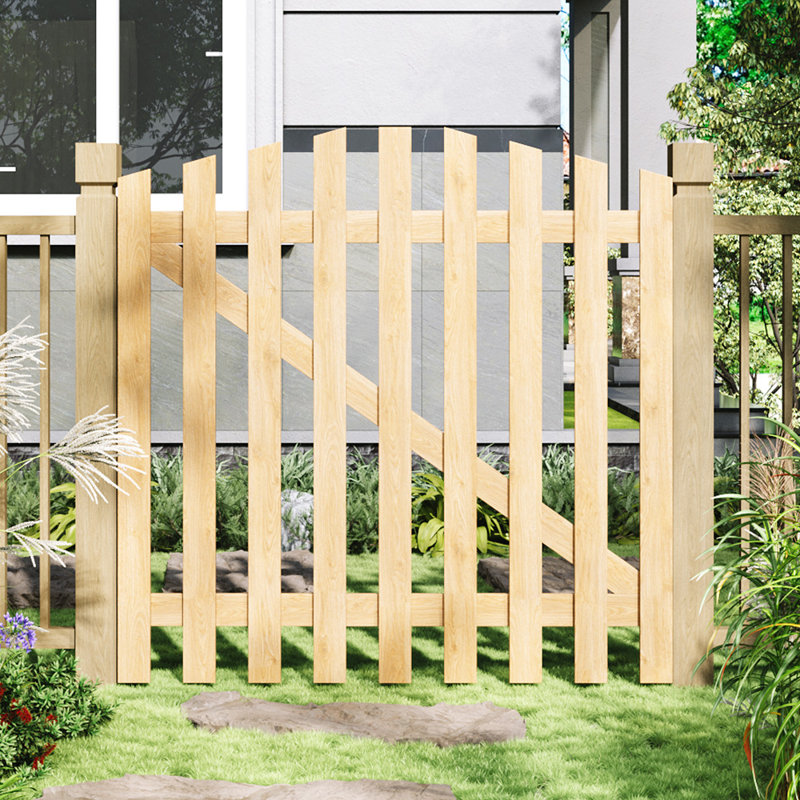 Adelheid Wood Gate, Wooden, 120cm H x 120cm W x 5cm D