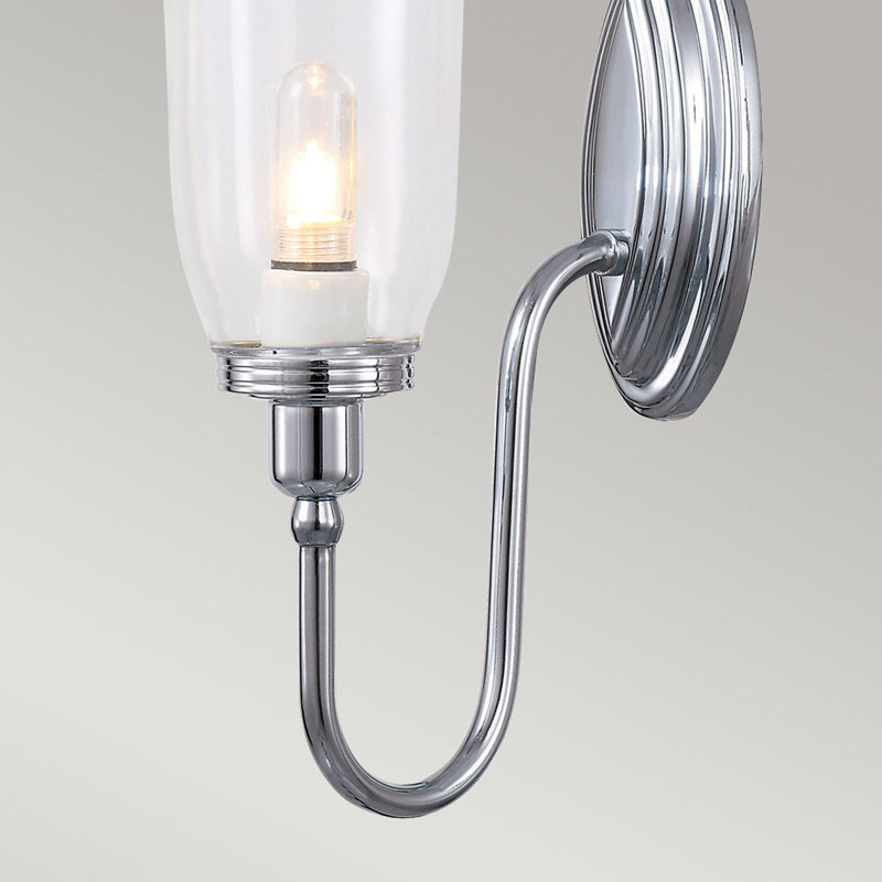 Thomasson Armed Sconce, Polished Chrome