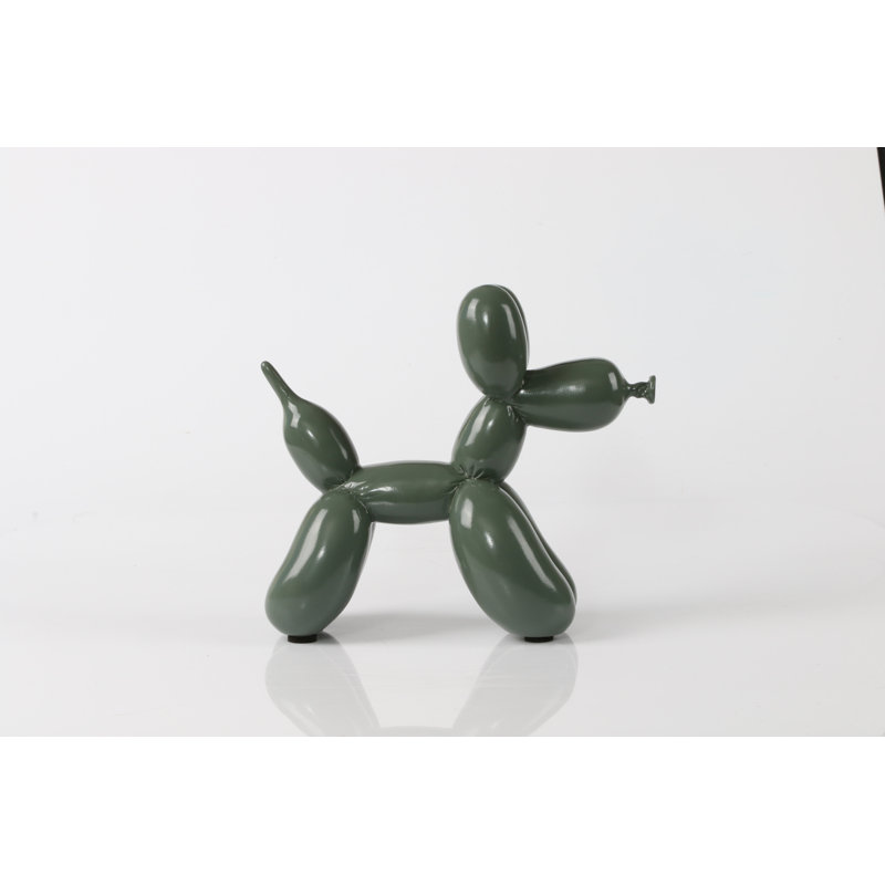 Handmade Resin Figurine / Sculpture Decorative Object, Sage Green