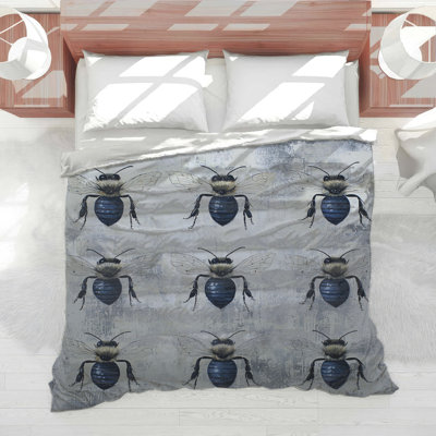Édredon Blue Honey Bees