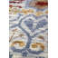 Wool Ikat Area Rug in Blue/Gold/Ivory-646421097