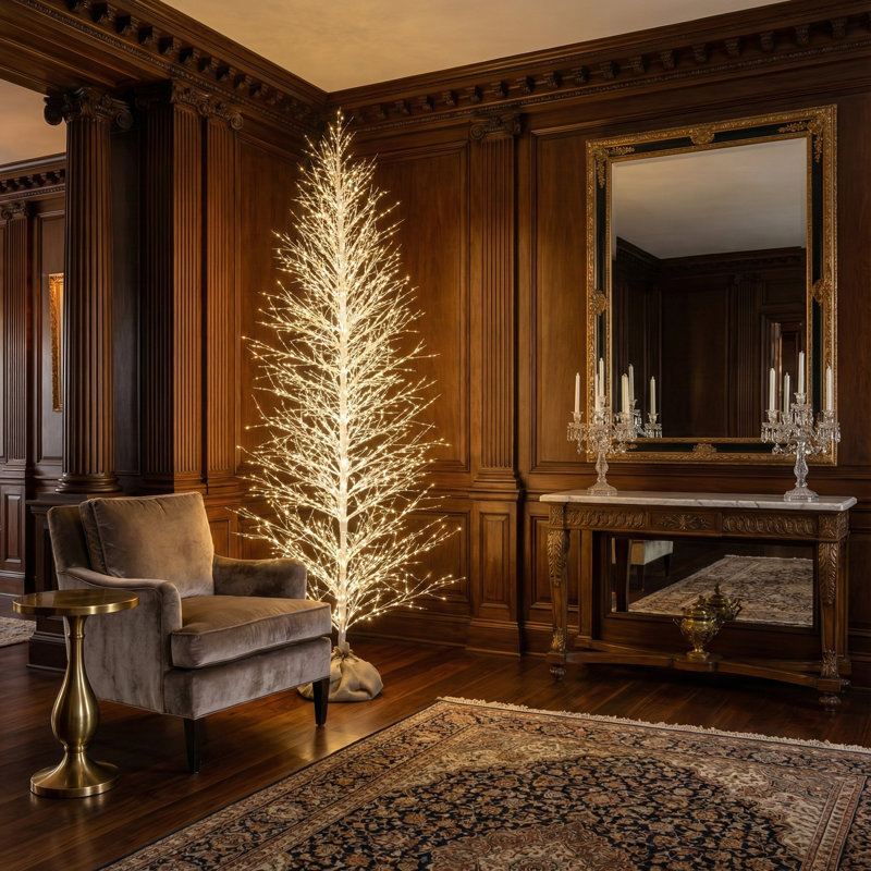 Winter Wonderland 9' Lit Tree, 5' H