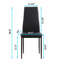 Chaise d'appoint capitonnée en similicuir