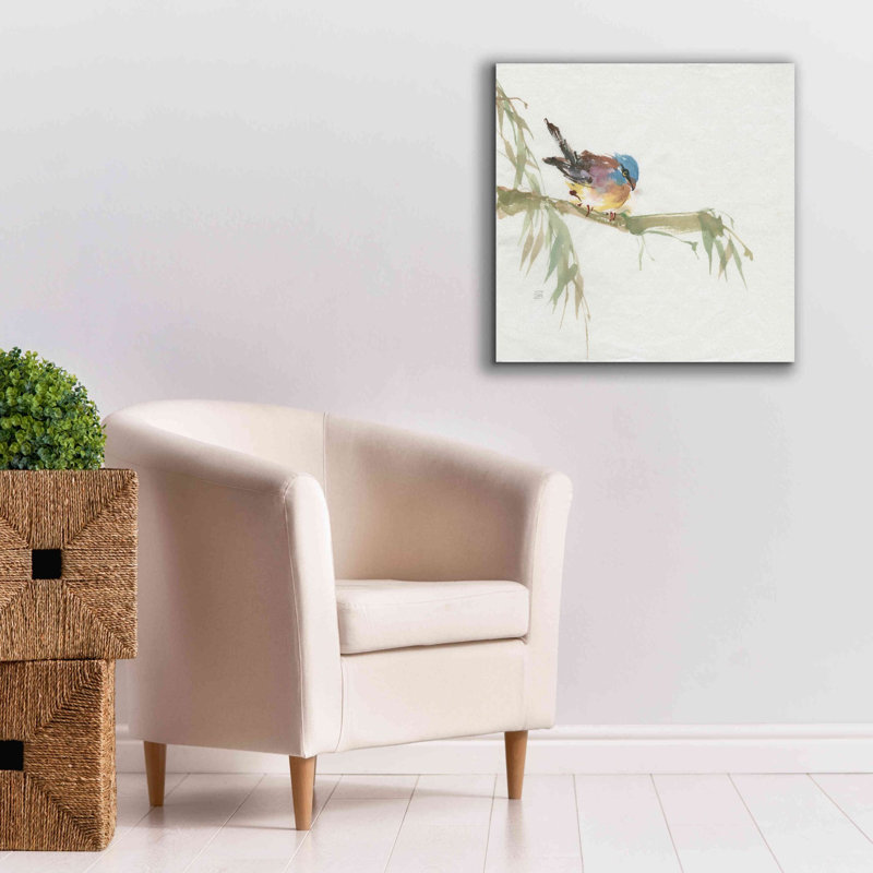 'Finch' by Chris Paschke, Canvas Wall Art, 26" W x 26" H