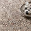 Tapis gris en laine Cat's Paw-41080017
