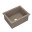 22" Pacifica Undermount Concrete Kitchen Sink in Ash-1787835506