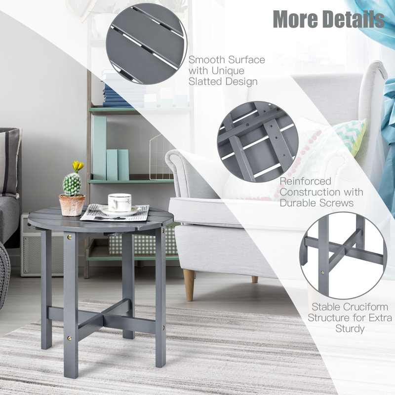 Ewarton Cross Legs End Table