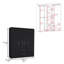 Armoire Bariloche, rangement multi-sections avec tringles de suspension, tablettes et 2 tiroirs
