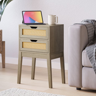 Anurima 2 - Drawer End Table and Built-In Outlets