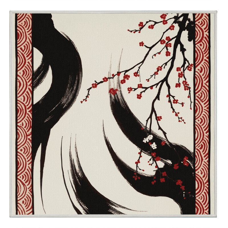 Lunar Bloom Rug, Square 8'