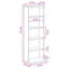 97.5 cm H Media Shelves