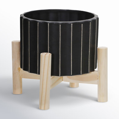 Adeana 8" Ceramic Pot Planter