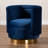 Krishaun Velvet Swivel Barrel Chair-1150421157