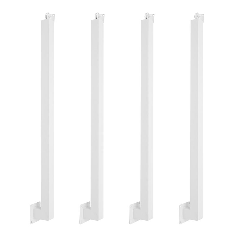 Square Stair Baluster Posts (3.15*3.15*35.43In), White