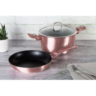 Batterie de cuisine antiadhésive en aluminium 3 pièces Berlinger Haus