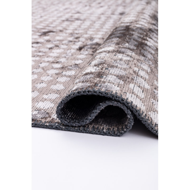 Rapture Gray Abstract Luxury Area Rug, Rectangle 7'10" x 11'2"
