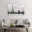 Paris Red Umbrella by Chris Consani - Print on Canvas-56676374-41185633