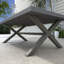 Table d'appoint d'extérieur rectangulaire en aluminium-114222590