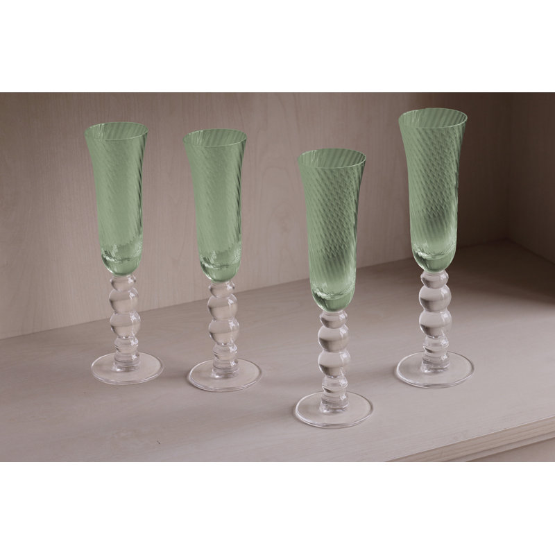 Glass Flute, Green