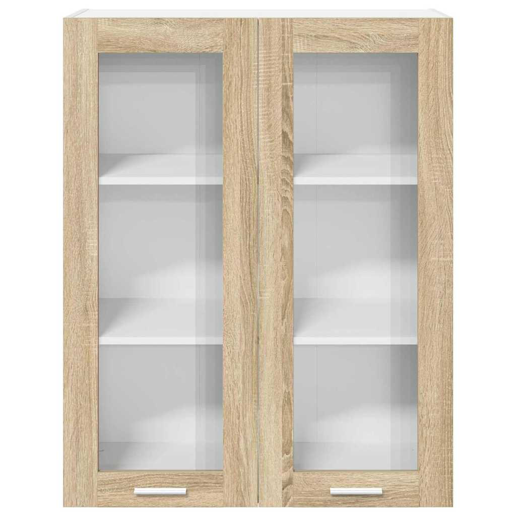 Vidaxl Hanging Cabinet With Storage Riga Artisan Oak 60 X 31 X 100 Cm