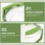 Housse pour micro-ondes éclaboussures - vert
