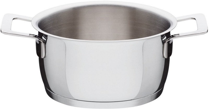 Alessi Pots&Pans Aluminum Round, 13cm H x 24cm diameter