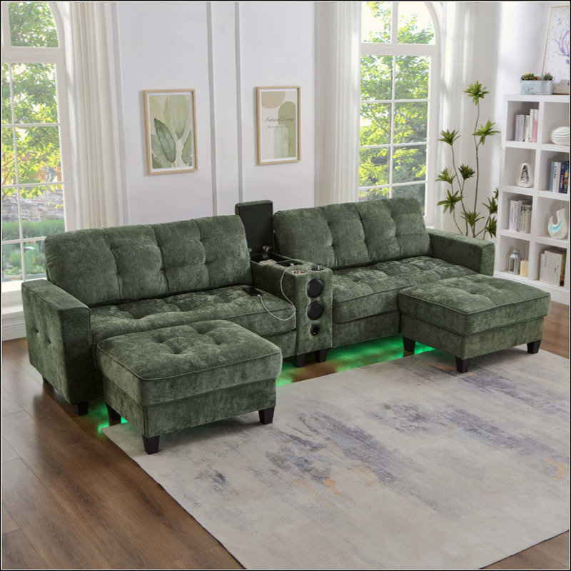 Canapé modulaire Modern, Vert