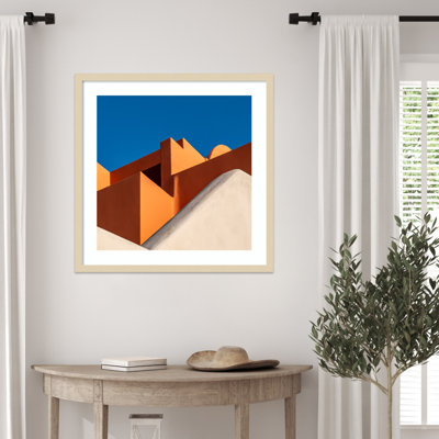 The Color Orange by Markus Auerbach Wood Framed Wall Art Print