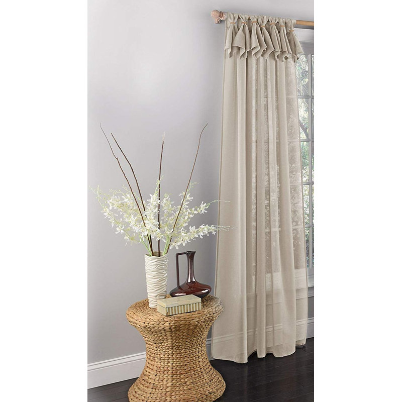 Joycelyn Semi Sheer Curtain, 54" x 63"