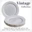 Assiette à salade jetable en plastique épais-379200591