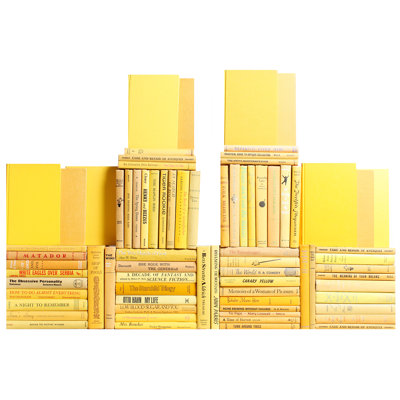 Decorative Books - Vintage Boxwood Book Wall - Set of 75 Green Books