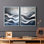 ABSTRACT Series CDLxxv - reproduction encadrée de qualité supérieure - prête à être accrochée - aucun clou requis - aucun clou requis