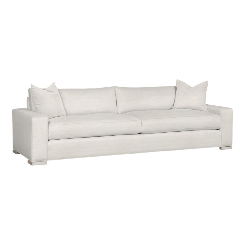 Paxton Upholstered 109'' Sofa, Nadia Parchment, Casa Blanca